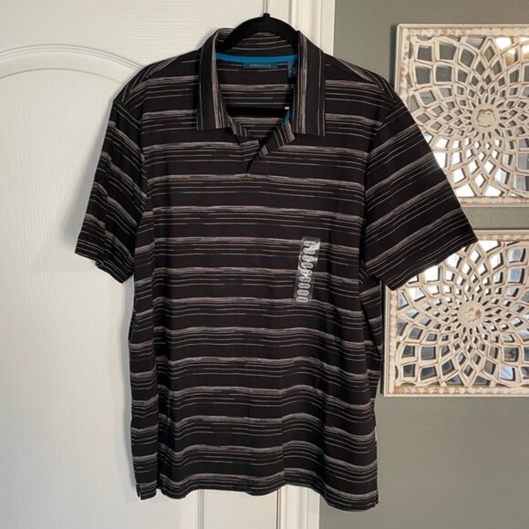 Perry Ellis Striped Polo - Picture 1 of 6